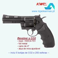 Revolver Kwc Km Cano Full Metal Botijas Co E Muni O