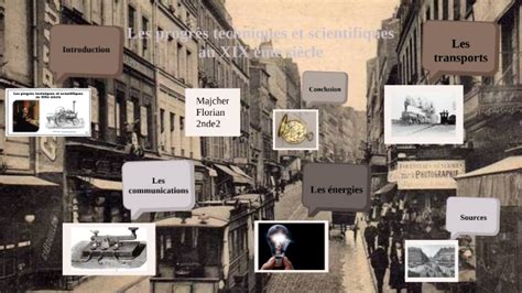 Les progrès Techniques et scientifiques au XIX ème siècle by Airolf on