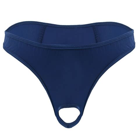 Men S Open Front Hole Briefs Thongs G String Underwear T Back Bikini Panties Ebay