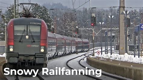 Austrian Trains Vlog 11 Snowy Railfanning At Stveitglan Bahnhof In