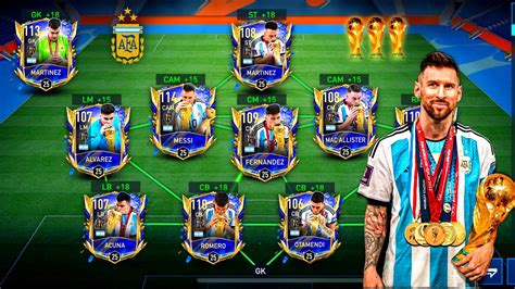 Argentina World Cup Winning Special Edition Max Rated Squad