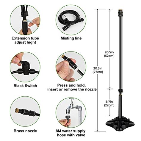 Tuexcira Brumisateurs Pour Terrasse Ext Rieure Syst Me De Brumisation