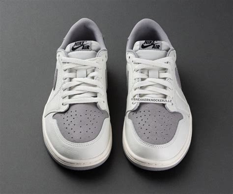 Air Jordan 1 Low Atmosphere Grey Details CZ0790-101 · JustFreshKicks