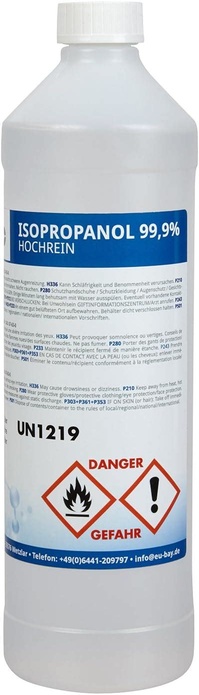 Baytronic Isopropanol Isopropylalkohol Ipa Liter Amazon De