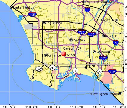 Carson City California Map | Zip Code Map