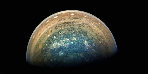 Jupiters South Pole Is Stunning In Newly Edited Nasa Picture Inverse