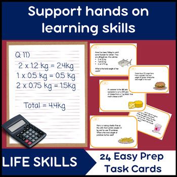 Metric Measurement Task Cards For Life Skills By Anne Vize Writing