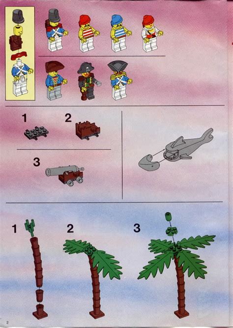 Lego Instructions For Set Rock Island Refuge Pirates None