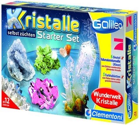 Clementoni 69517 1 Galileo Kristalle selbst züchten Starter Set