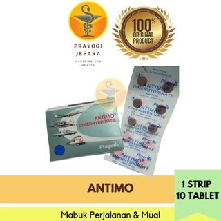 Jual Antimo Strip Tablet Obat Mual Mabuk Perjalanan Indonesia