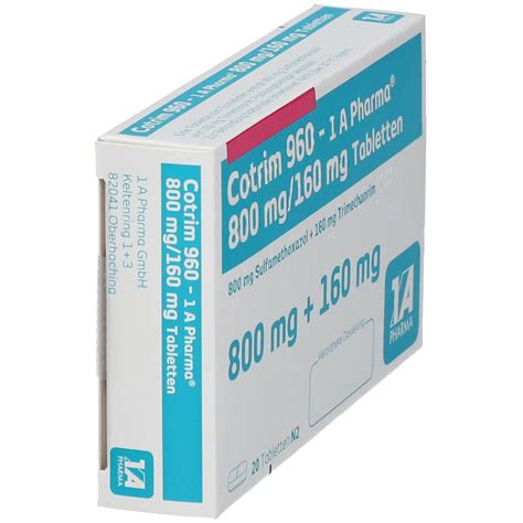 Cotrim 960 1a Pharma® 20 St Mit Dem E Rezept Kaufen Shop Apotheke