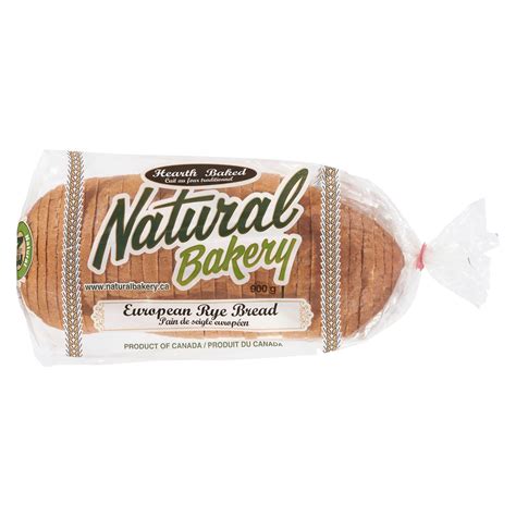 Natural Bakery European Rye Bread 900g Giant Tiger