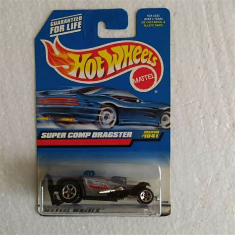Hot Wheels Super Comp Dragster Older Blue Card Shopee Malaysia