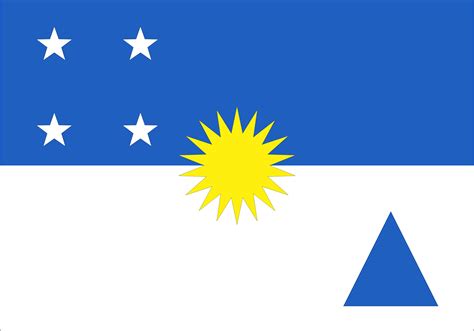 Bandeira De Chracatoa O Azul Representa O MAR O Branco Representa A