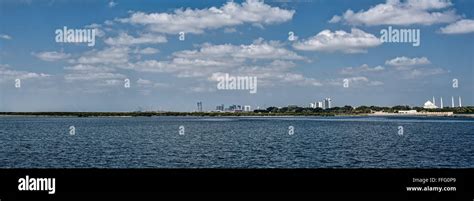 View to Abu Dhabi over mangroves Stock Photo - Alamy