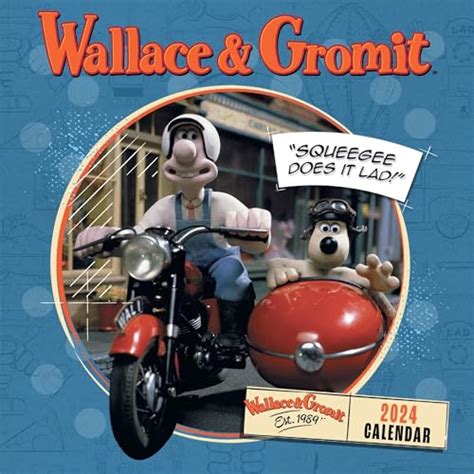 Wallace And Gromit Books 2024 Calendar - Fred Pamela