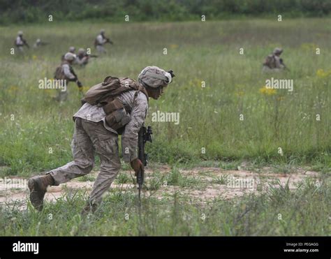 Marines With Bravo And Charlie Company 2nd Combat Engineer Battalion