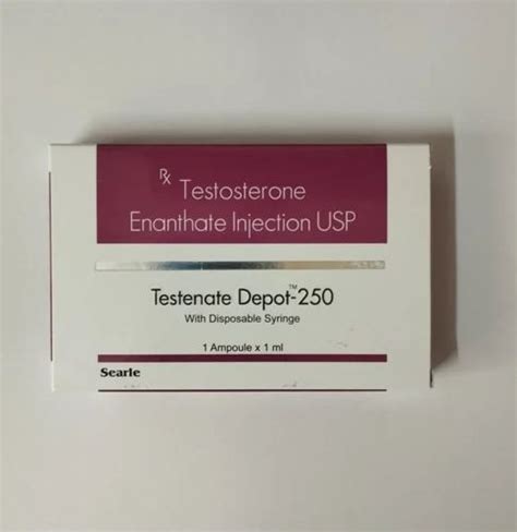 Testenate Depot Testosterone Enanthate 250mg Injection Searl Ampoule