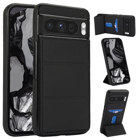 Compatible with Google Pixel 8 Pro Case, with PU Leather Credit Card