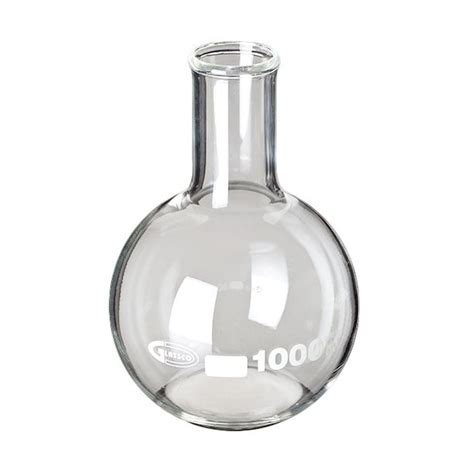 Flat Bottom Flask, Narrow Neck - Laboratory Glassware - Drifton A/S