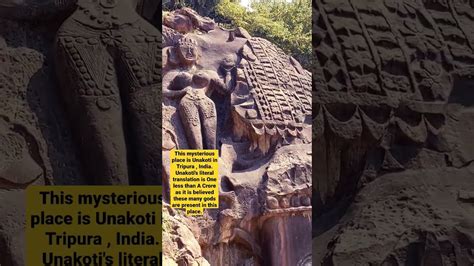 Lord Shiva And Ganga In Unakoti Hill Mystery Of India YouTube