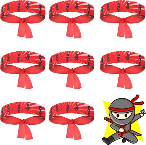 Wangdefa Ninjas Party Favors Ninjas Headband Ninjas Party Headband For