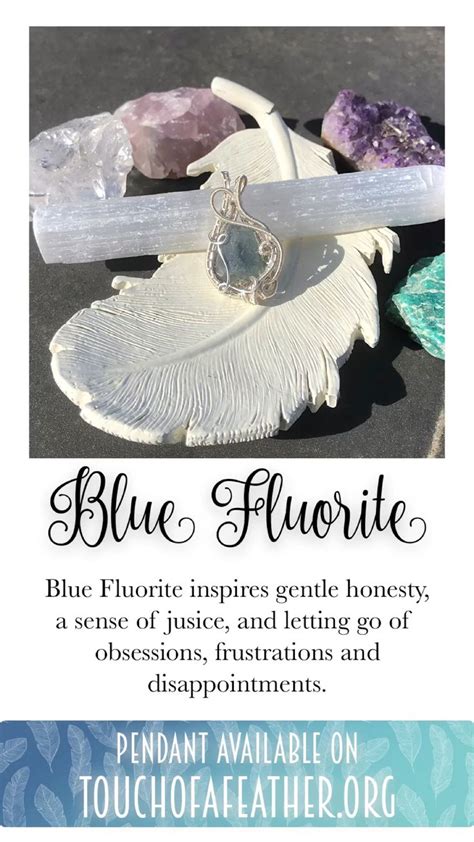 Blue Fluorite Necklace + Healing Properties | Wire wrapped jewelry, Wire jewelry, Fluorite necklace