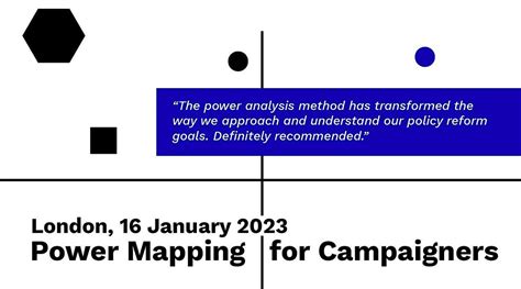 Power Mapping for Campaigners (January 2023), Lift, London, 16 January 2023