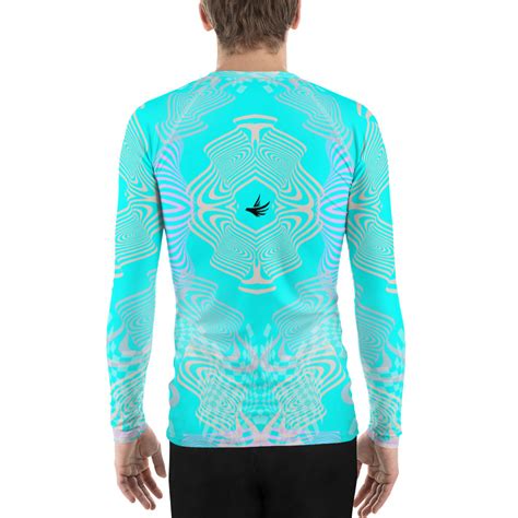 Neon Wave Men S Rash Guard Maison Aria