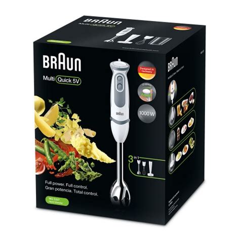 Погружной блендер Braun Multiquick 5V MQ5207 - купить в официальном ...