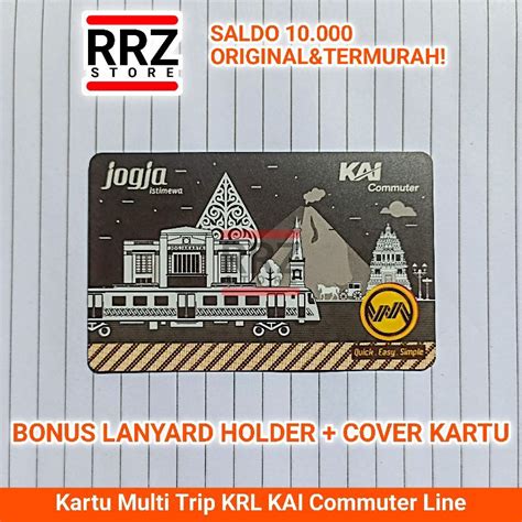 Jual Kartu Multi Trip Krl Kai Commuter Line Edisi Jogja Istimewa Hitam