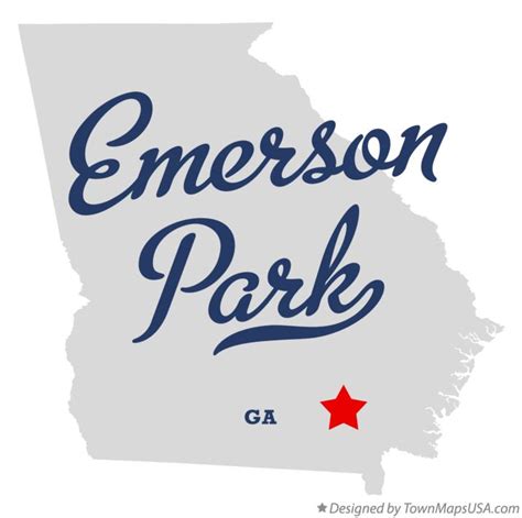 Map of Emerson Park, GA, Georgia