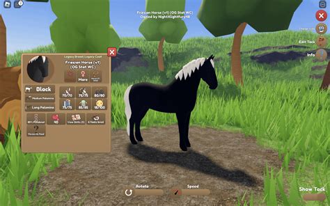 Trading wild caught, OG stat, maxed out V1 fri : r/WildHorsesIslandsRbx
