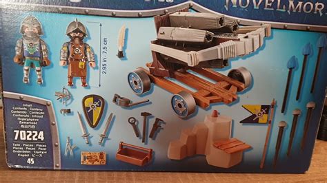 Playmobil Unboxing Of 70224 Novelmore Six Shot Catapult Set Part I