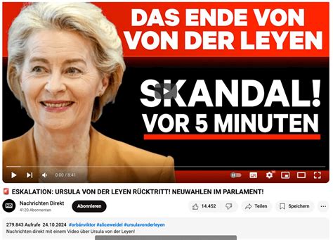 Youtube Clickbait Hunderttausende Sehen Falschmeldung Ber R Cktritt