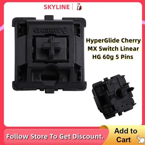 New Spot Cherry Mx Hyperglide Pin Black G Red G Linear Switch