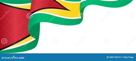 Ola De Bandera Guyana Aislada En Png O Fondo Transparente Ilustraci N