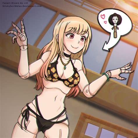 Marin Kitagawa Doll Mannequin Transformation By Stickyscribbles Hentai Foundry