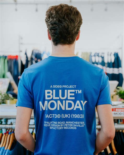Social Recluse Blue Monday A-Side Project Tee - Blue | It Started In