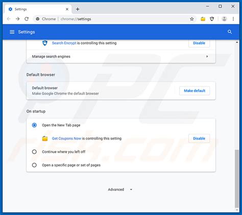 Get Coupons Now Browser Hijacker Simple Removal Instructions Search