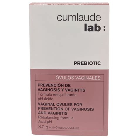 CUMLAUDE LAB PREBIOTIC OVULOS 10 X 3 GRAMOS Pharmasalus