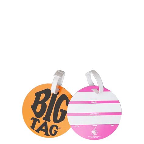 O Que São Big Tags - Big Tags Bright Luggage Tags 2 Pack — Going In Style | Travel Adapters