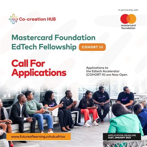 Call For Applications CcHUB And Mastercard Foundation EdTech