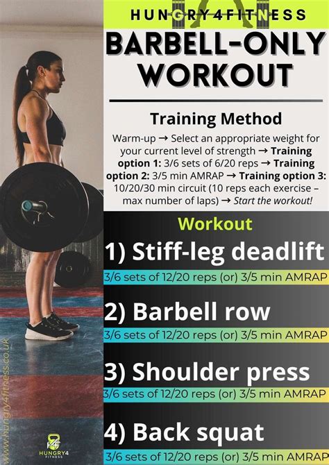 Barbell Only Workout – Hungry4Fitness