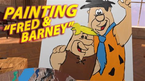 Vermillion Vr Painting Fred And Barney Fredflintstone Painting