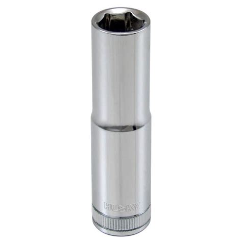 Husky 3 8 In Drive 13 Mm 6 Point Metric Deep Socket H3d6pdp13mm The Home Depot