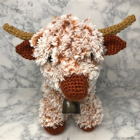 Crochet Highland Cow Amigurumi Pattern Etsy