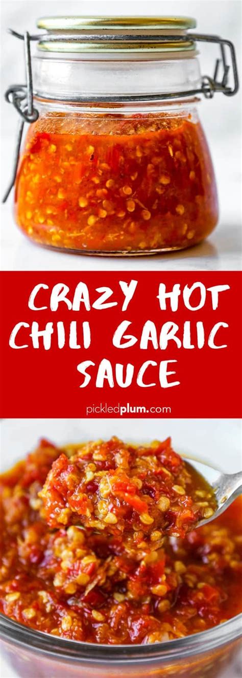 Fiery Chili Garlic Sauce Recipe Chili Sauce Recipe Hot Sauce