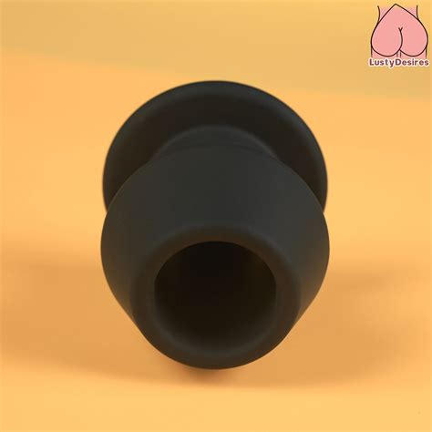 Hollow Butt Plug Silicone Hollow Anal Plug With Stopper Open Wide Tunnel Anal Plug Anus