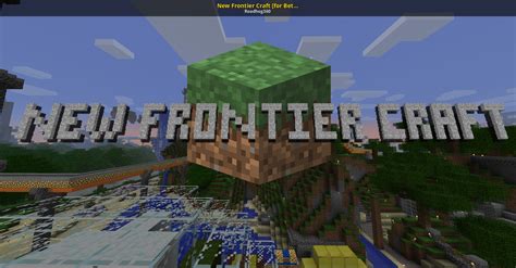 New Frontier Craft For Beta 173 Minecraft Java Edition Mods